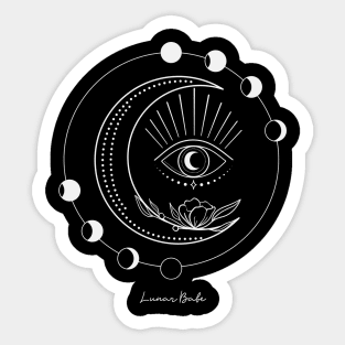 Lunar Babe Esoteric Astrology Moon Phase Sticker